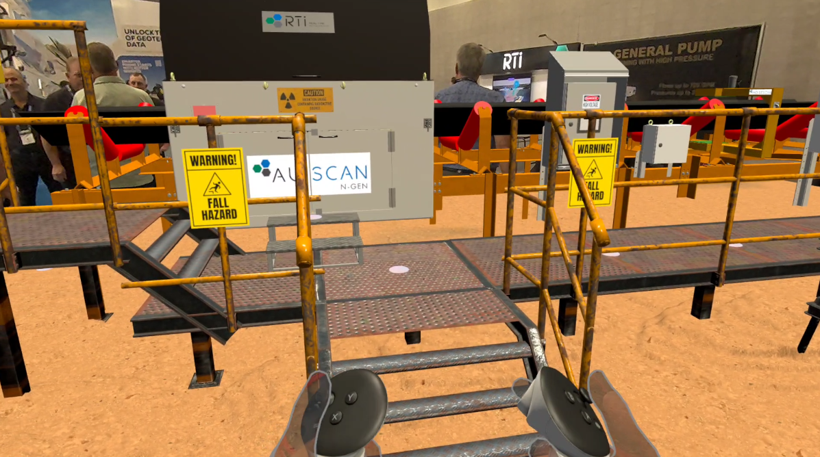 Revolutionizing Equipment Showcase with Virtual Reality: A Case Study with RTI