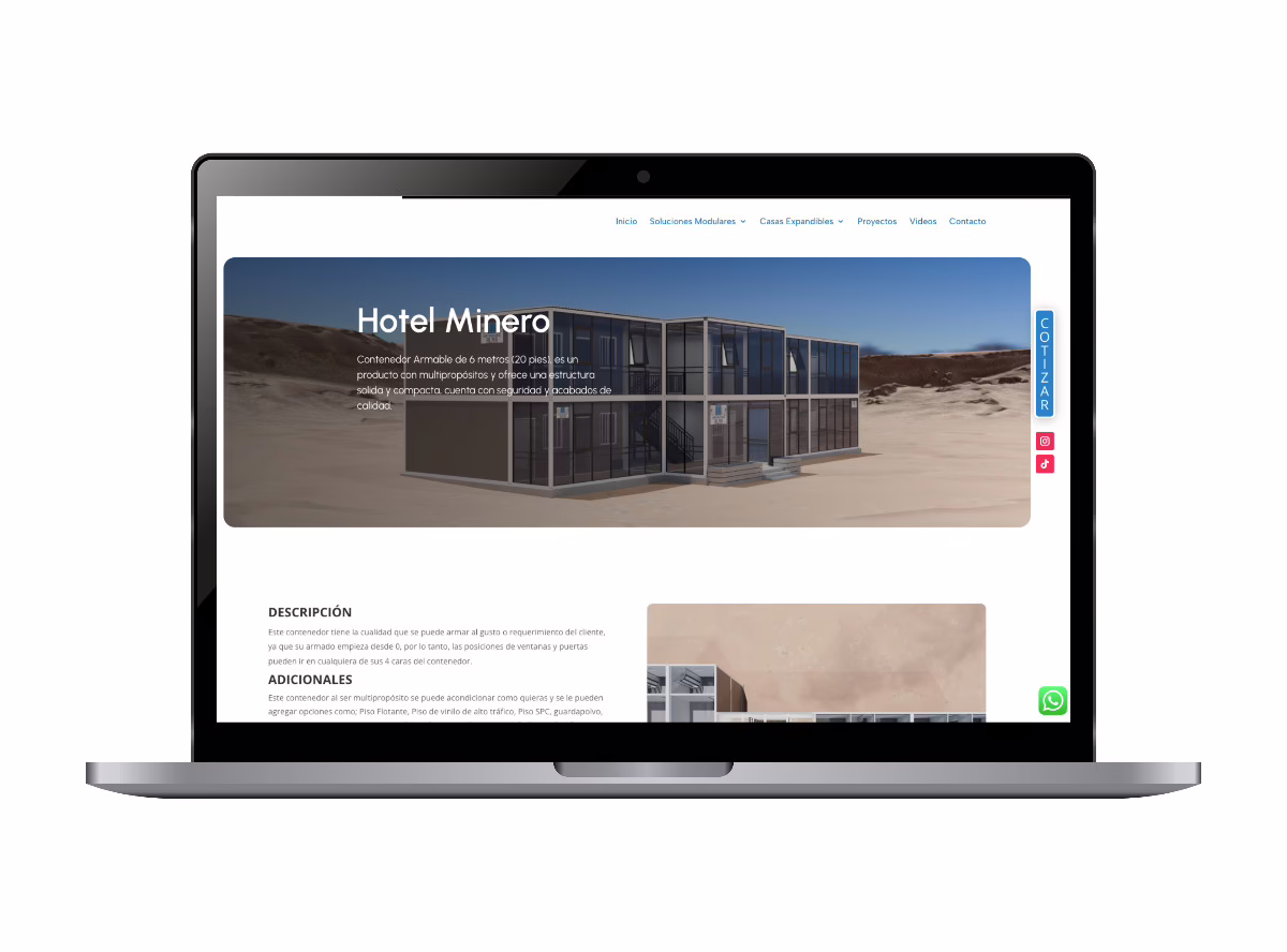 Website Website Contenedores Alma